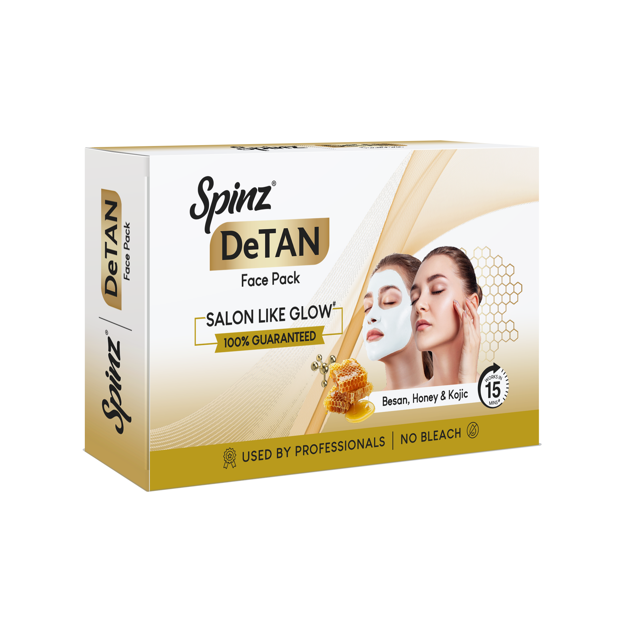 Pack of 6 - carton-Spinz DeTAN Pack